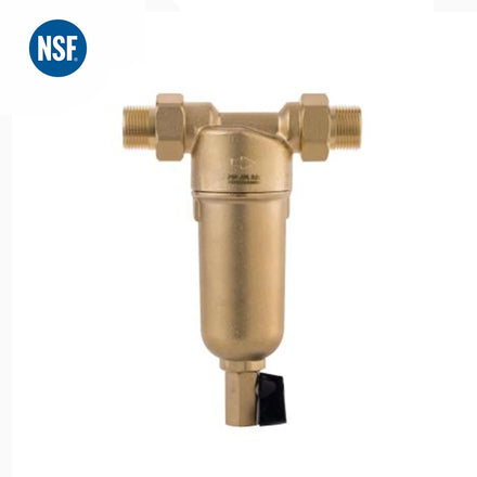 NSF Large Flow 6T Manual Household Stainless Steel 60micro Front Water Filter System Undersink Prefilter for Outdoor RV Car