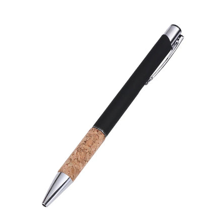 Metal Pen with Cork Wood Grip Custom logo for Promotion