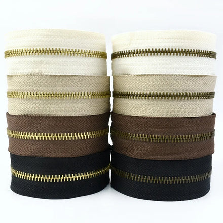 Meetee ZA176 5# Luggage Garments Accessories Bags Clothing DIY Sewing Zipper Roll Multi-Color Yards Bag Zippers