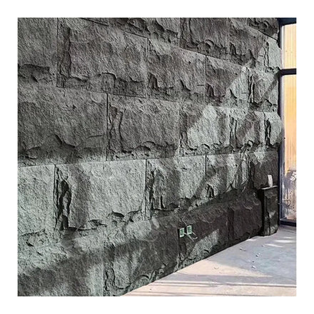 Mushroom Indoors Faux Decoration Rock Wall Slab Veneer Exterior Cladding Artificial Pu Stone Wall Panel for Villa Hotel