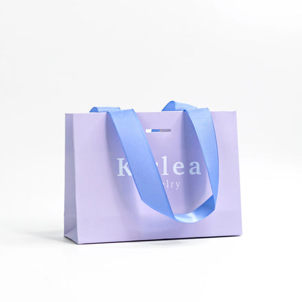 Small Boutique Custom Luxury Cardboard Purple Shopping Bags Logo Printed Gift Packaging Paper Boxes Wholesale
