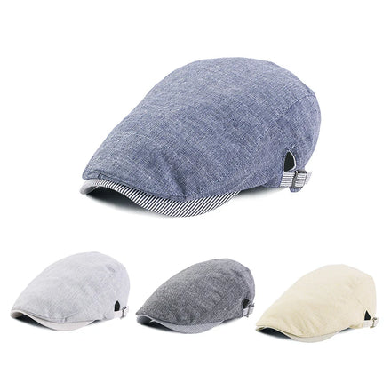 Wholesale Custom Logo Unisex Flat Cap Gatsby Newsboy Lvy Irish Hats Driving Cabbie Hunting Beret Style Peaked Cap for Women Men