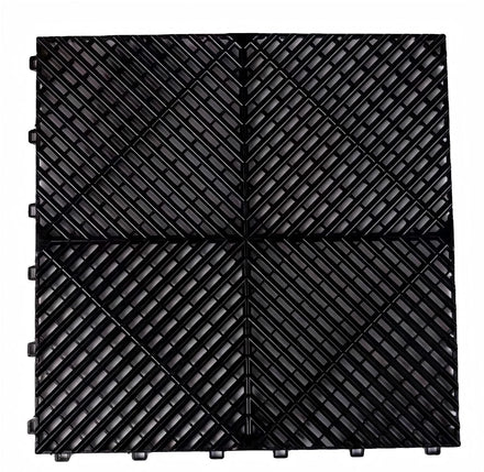 Best Selling 40x40 Anti-Slip Interlocking PP Garage Flooring Tiles for Car Detailing Shops Modern Design Style for Outdoor Use