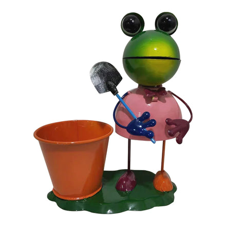 Popular Outdoor & Indoor Garden Decorations Cute Animal Metal Hand-Made Powder Coated Planters for Home Balcony