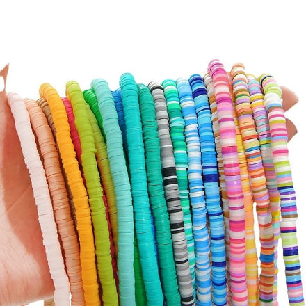 Ready to Ship 6mm Color Soft Clay Beads Wholesale Polymer Clay Beads for Jewelry Making