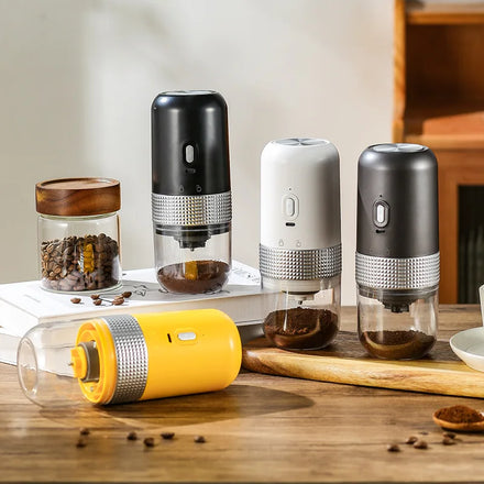 Automatic Outdoor Wireless Coffee Machine Maker Portable Coffees Set Electric Coffee Bean Grinder for Home Use