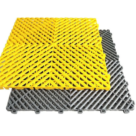 Modern 20mm Anti-Slip Plastic PP Garage Interlocking Floor Tiles New Release Indoor/Outdoor Vinyl for Workshop Graphic Design