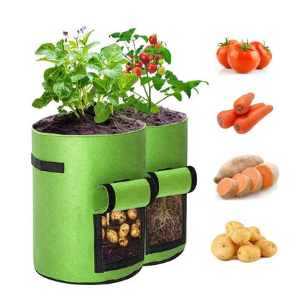Eco-Friendly Outdoor Garden Planters Healthy and Organic Potato Growing Bags Clearance on Flower Pots for Plant Growth