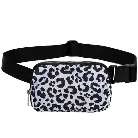 Custom Logo Fashion Nylon Women Men Waist Bags Large Capacity Travel Running Sport Belt Bags Fanny Pack Adjustable Strap