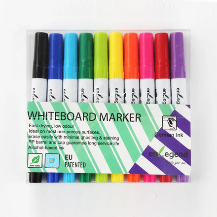 Vibrant Whiteboard Marker Set Bright Colors for Easy Erase for Office School or Home Use