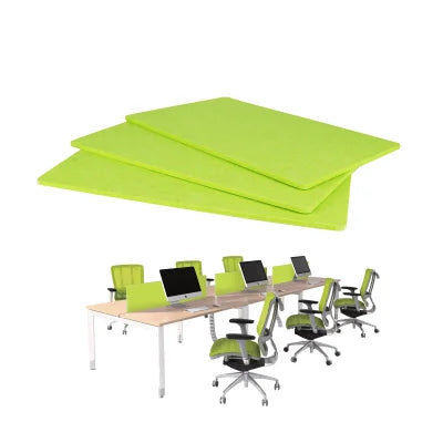 Custom Sized Sound Absorbing Clamp-on Privacy Desk Mounted Cubicle Panel Acoustic Desktop Polyester Modern Hospital Workshop