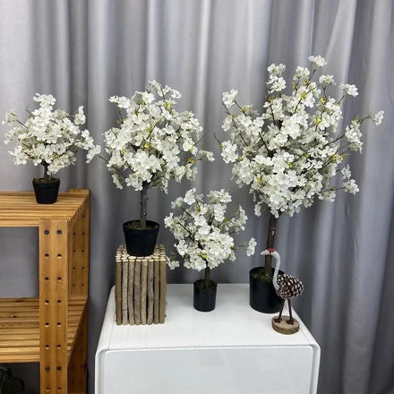 JCF109 Artificial Tree Indoor Wedding Decoration Plastic Cherry Blossom Tree Centerpieces for Wedding Table