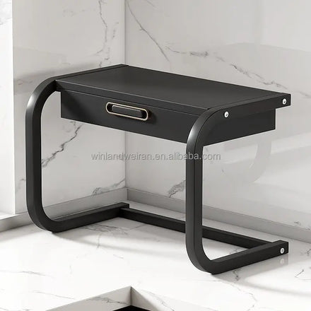 Eco-Friendly Double Tier Carbon Steel Kitchen Storage Rack with Detachable Design for Microwave Oven and Food Storage