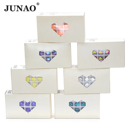 JUNAO Wholesale Boxes Packing Sew on K9 Crystal Stones Navette Glass Strass Sew on Flatback Rhinestones for Wedding Decoration