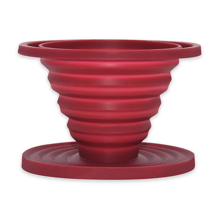 Portable Outdoor Eco-Friendly Durable Food-Grade Silicone Folding Funnel Large Capacity Filter for Coffee Tea Accessories