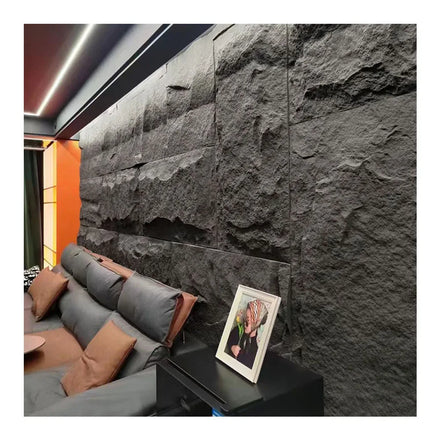 Background Wall Stone Skin PU Artificial Cultural Stone Wall Panel Outdoor Interior Wall Tiles Stone Cladding