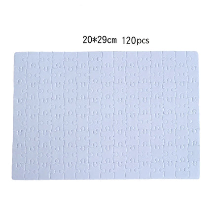 10PCS/Lot A4 Sublimation Blank Jigsaw Puzzle 120 Piece Sublimation Puzzle