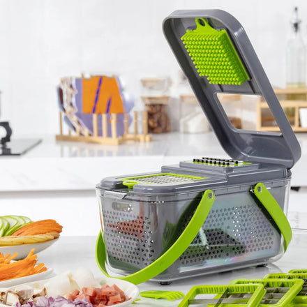2026 Kitchen Tools 22 in 1 Multi-functional Vegetable Cutter Food Chopper Fruit Slicer Food Cutter