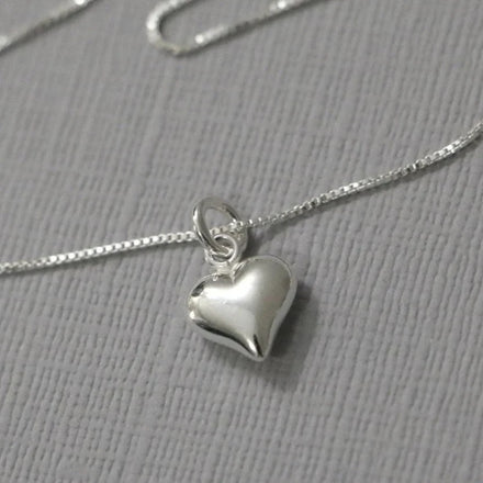 CAOSHI Hot Sell Punk Vintage Style Heart Cool Pendant Necklace Men Women Imitated Rhodium Plated Box Chains Heart Necklaces