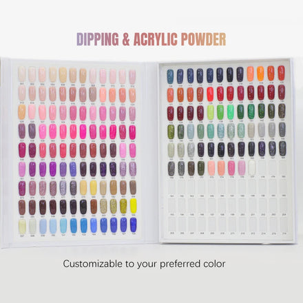 Spring Custom Private Label Feature Used for 2in1 Dip Nails and Acrylic Nails 170pcs Dip Nails Powder Starter Kit for Salon