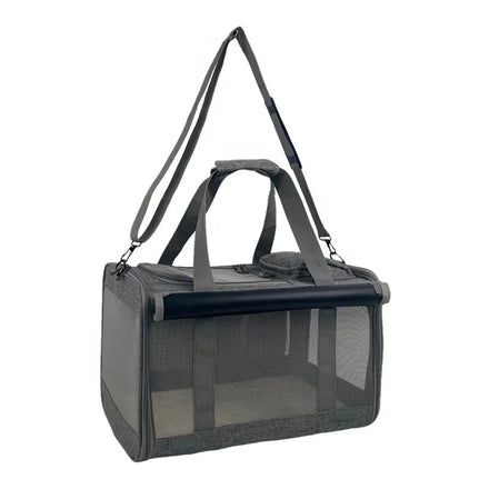 RTS Folding Fabric Pet Carrier Travel Carrier for Dogs or Cats Portable Pet Bag Tote Soft Sided Airline Approved Pet Carrier Bag
