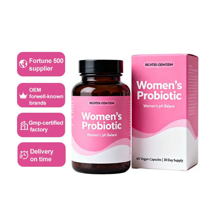 Multi Enzymes Probiotics Gummies for Women Prebiotics Vagina Care 37 Strains Cranberry PH Balance Female Health