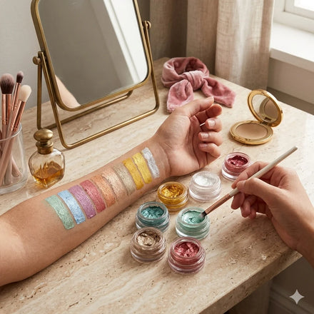 New Arrival High Pigment Vegan Cruelty-Free Jelly Eyeshadow Private Label Waterproof Mineral Cream Gel Highlighter Makeup