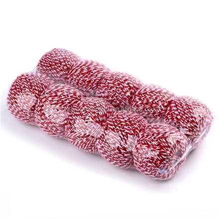 OKAY Wholesale 1.5MM Black Red White Butchers Twine String Cord for Gift Wrapping Baking Arts Crafts
