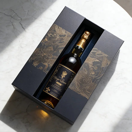 Custom Printed logo Recyclable Luxury Double Door Foldable Gift Tequila Drink Bottle Red Wine Whisky Packaging Paper Boxes