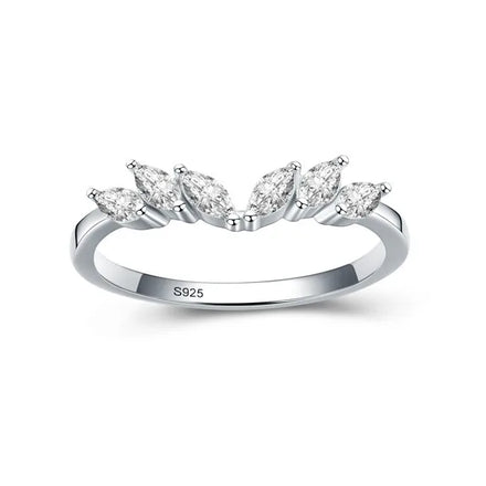 Manufacture Wholesale Fashion Jewelry Dainty Ring 925 Sterling Silver Temperament Fine Jewelry Women's diamond Ring