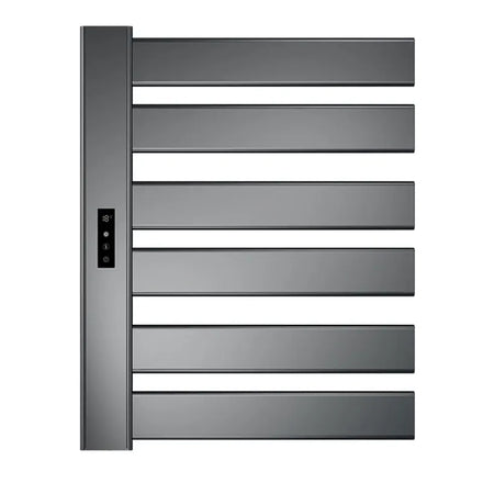 Bathroom Hanging Intelligence Aluminum-magnesium Alloy Fiber Heated Towel Rack Drying Equipment Toilet Bath Towel Storage Holder