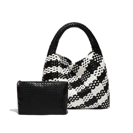 Handwoven Women's Bag Large Capacity Bag with Pouch Fashion Design One Shoulder Underarm bags for women bolsos para mujere