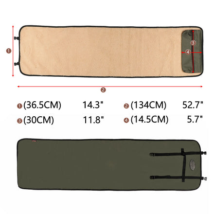 Tourbon Wholesale Gun Cleaning Mat Nylon Gun Cleaning Kit Maintenance Pad