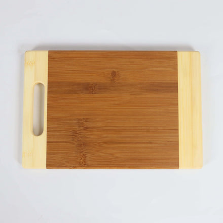 High Quality Organic Bamboo Kitchen Chopping Block Custom Laser Engraving Wood Cutting Board for Food Serving