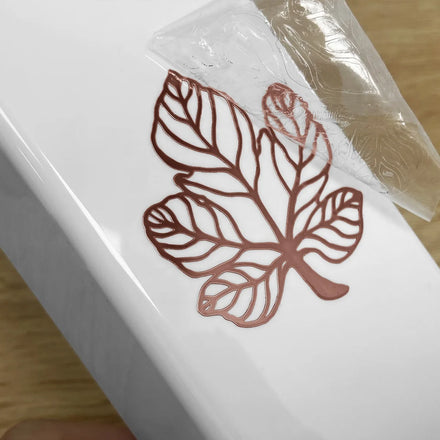 Copper Rose UV 3d Transfer Label Hot Sale Colorful 3d Transfer Label Waterproof for Bottles