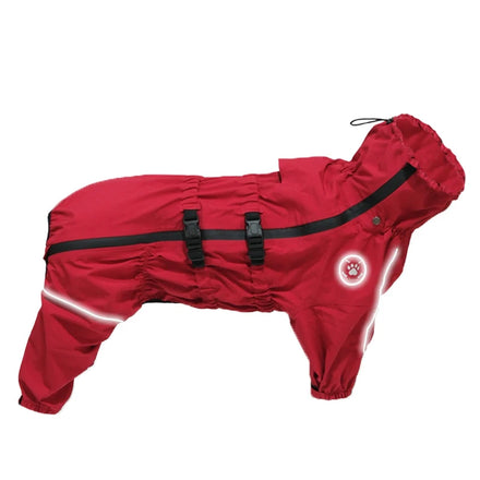 Hot Selling Summer Pet Raincoat Waterproof Polyester Jacket for Dogs and Cats Classic Style with Adjustable Apparel Clothes