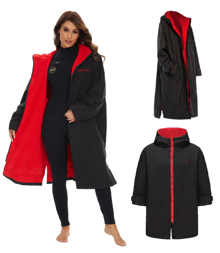Surf Poncho with Hood Microfiber Wetsuit Keep Warm Sports Towel Changing Robe Wearable Blanket Print Guangzhou Beach Custom
