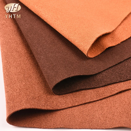Eco-Friendly Recycled Microfiber Suede Leather High Color Fastness PU for Shoes Bags Clothing Car Seats Sofas Gloves