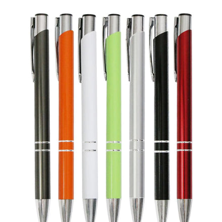 China Professional Manufacture Luxury Metallic Promotional Ball Pen Colorful Metal Ballpoint Custom Pen With logo Pen