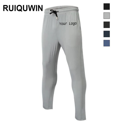 RUIQUWIN OEM Men's Stretch Jogger Pants Breathable Gym Training Sweatpants Cycling Running Trousers for Men