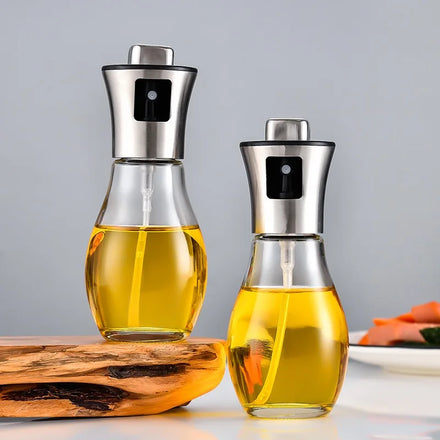 Stainless Steel Olive Oil Sprayer Bottle Oil Dispenser for Kitchen Cooking Refillable Food Grade Oil Vinegar Spritzer Spray