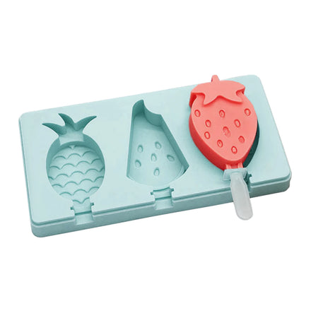 DIY Animal Cartoon Shape Silicone Ice Cream Mold With Sticks
