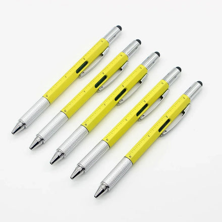 Top Sale Multifunctional Office Supplies Capacitance Advertising Touch Screwdriver Tool Ball Point Pen With Ruler