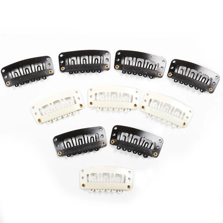 Leeons U-shaped Wig Tool Accessories Metal Snap BB Clips Wig Clip Hair Extensions Clips