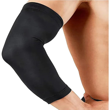 Sports Flexible Copper Infused Compression Adjustable Elbow Sleeve with Professional Protection Antibacterial Anti-Odor Features