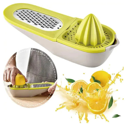2 in 1 Lemon Orange Citrus Press Juice Extractor Garlic Grinder Multifunctional Lemon Squeezer for Gadgets