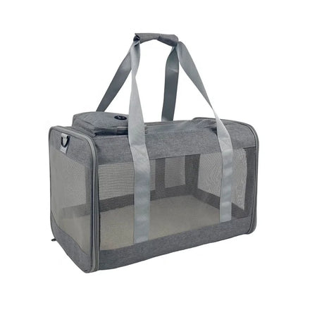 RTS Durable Cat Bag Pet Cages Carrier Pet Carrier Bag for Travel Foldable Soft Sided Mesh Pet Dog Outdoor Bag