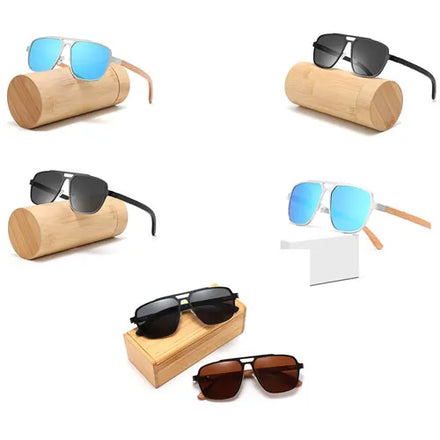 CONCHEN Good Factory Wooden Sunglasses Men Polarized Lenses Sun Glasses Wholesale Hot Selling Sunglasses 2024