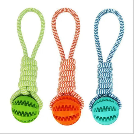 7CM Outdoor Training Interactive Dog Ball Toy Teeth Cleaning Cotton Rope Ball Dog Chew Toys for Large Small Dog Cat
