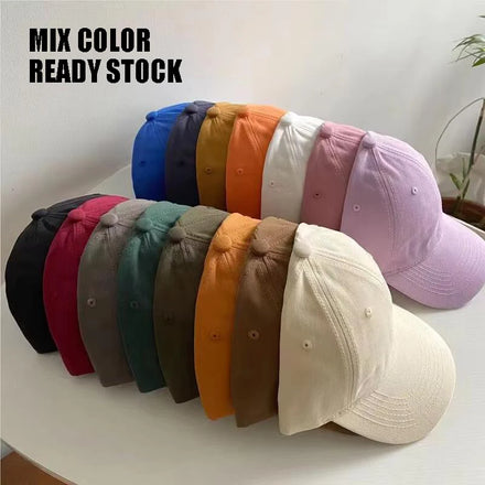 Large Head Circumference 62CM Wholesale Plain Blank Hat With Custom Embroidery Logo Unstructured Baseball Cap Dad Hats
